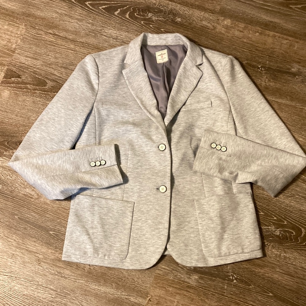 Gap the academy blazer grey size 12 tall